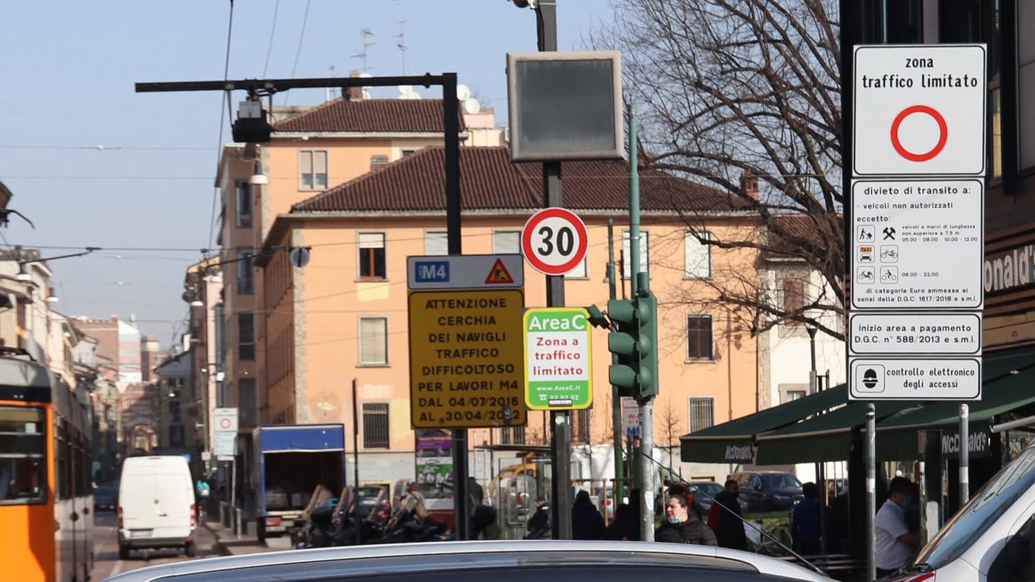 Reger Stadtverkehr in Milan
