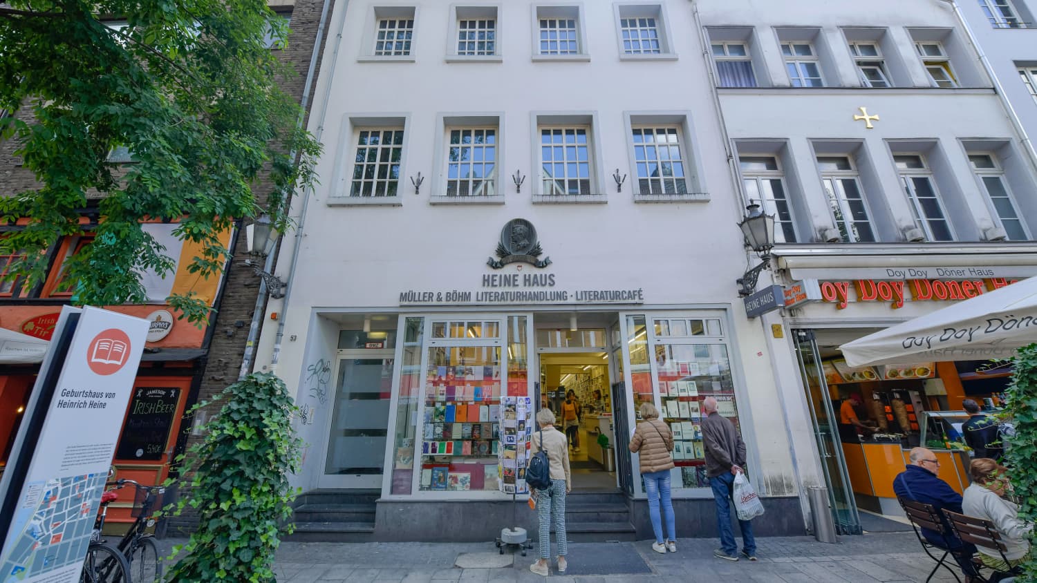 Das Heinrich Heine Haus in Düsseldorf NRW