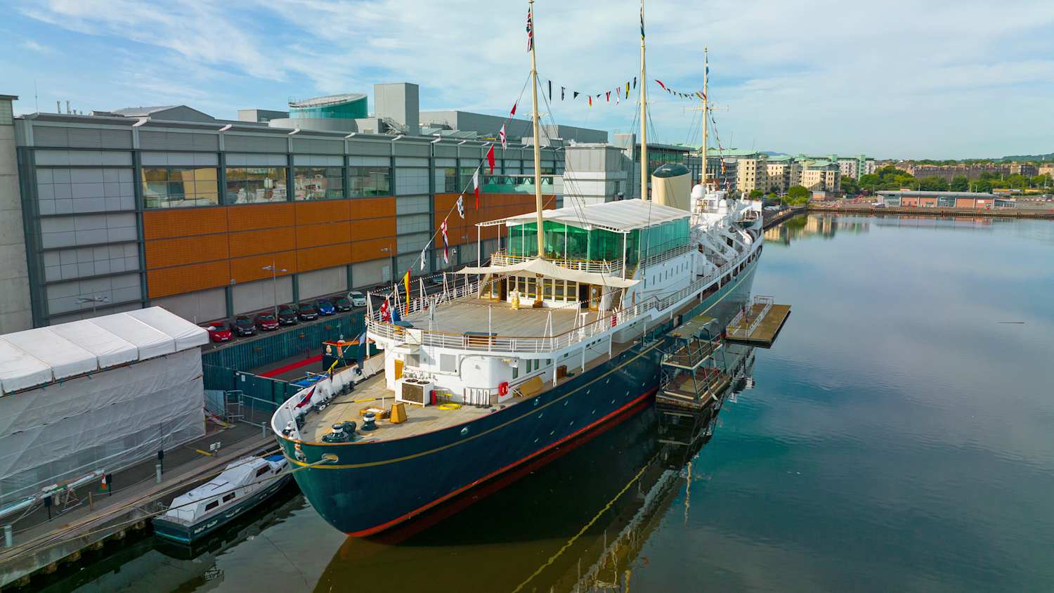Yacht Britannia in Edinburgh