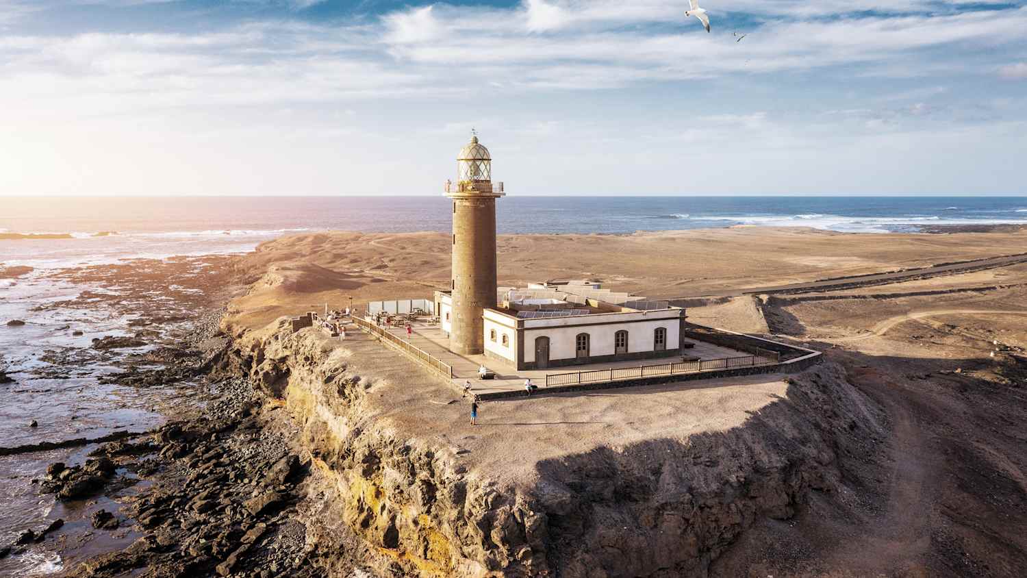 Aufnahme auf Fuerteventura des Leuchtturmes Jandia