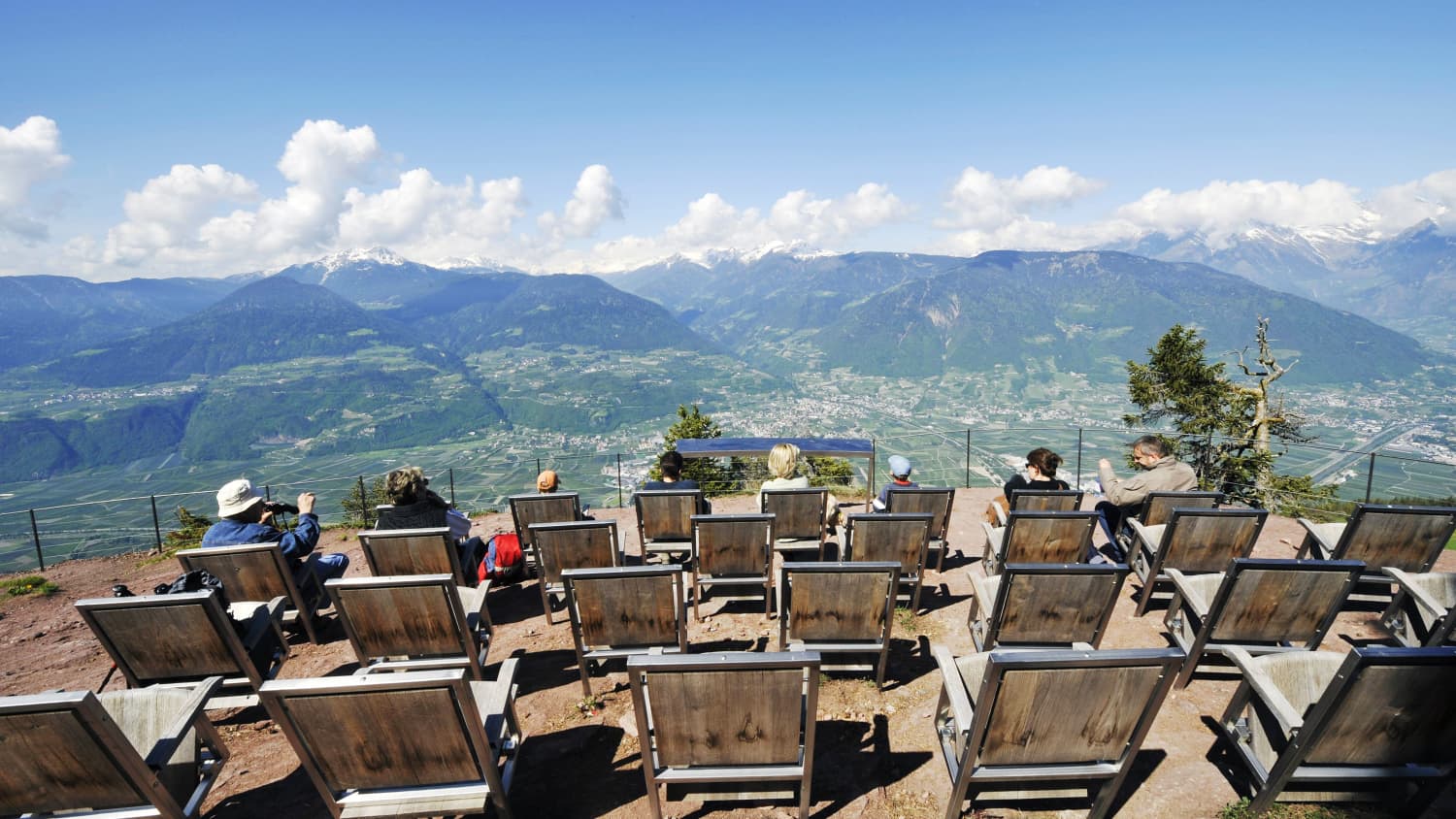 Blick in die Landschaft vom Knottenkino aus