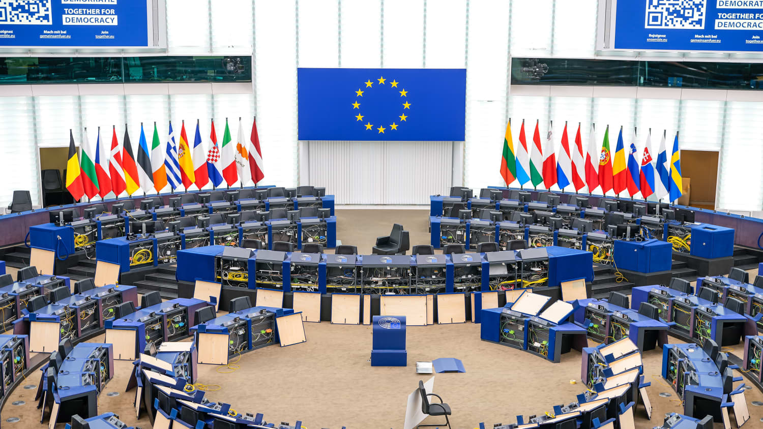 Plenarsaal in Strassburg