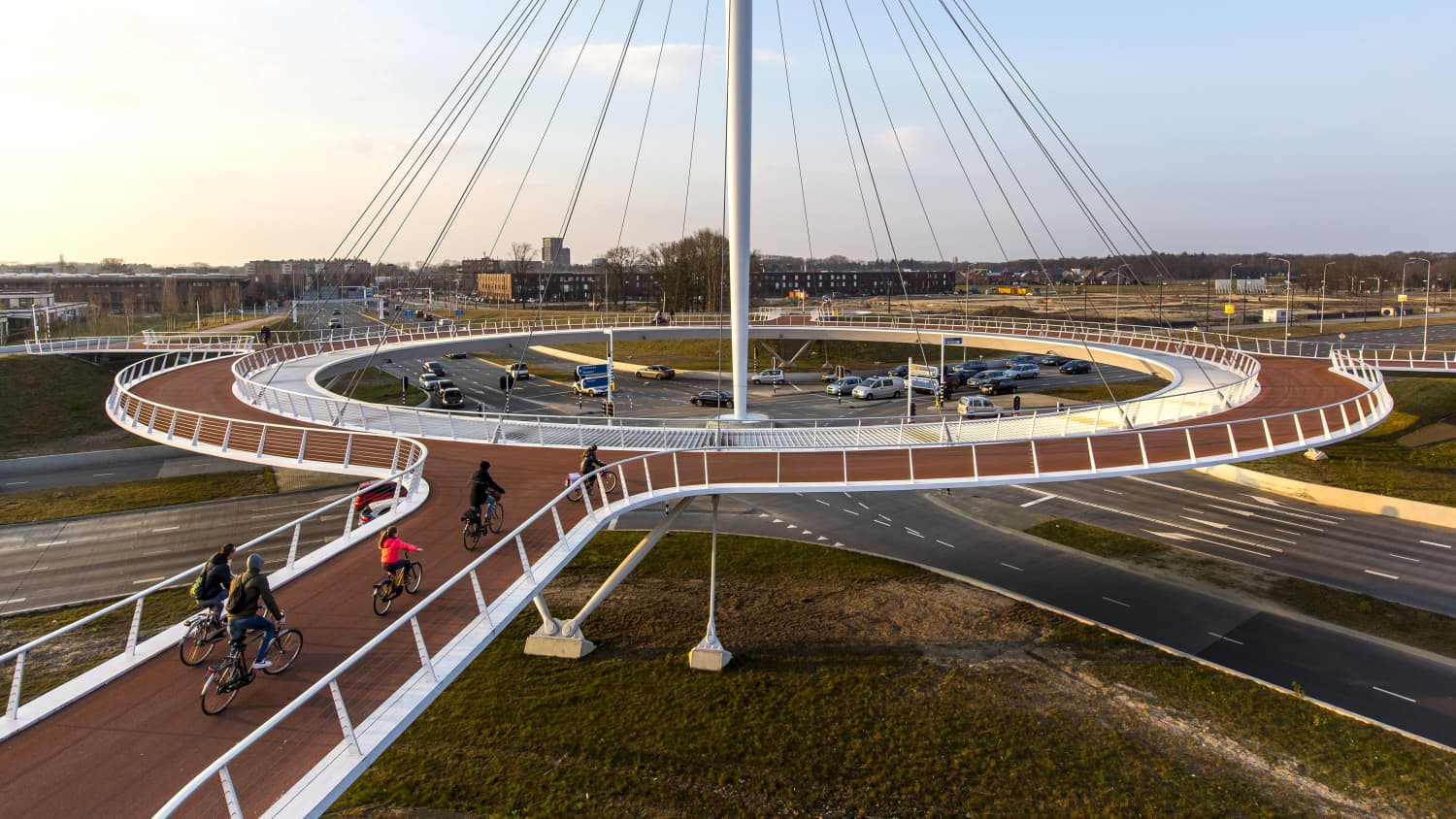 Kreisverkehr Hovenring in den Niederlanden