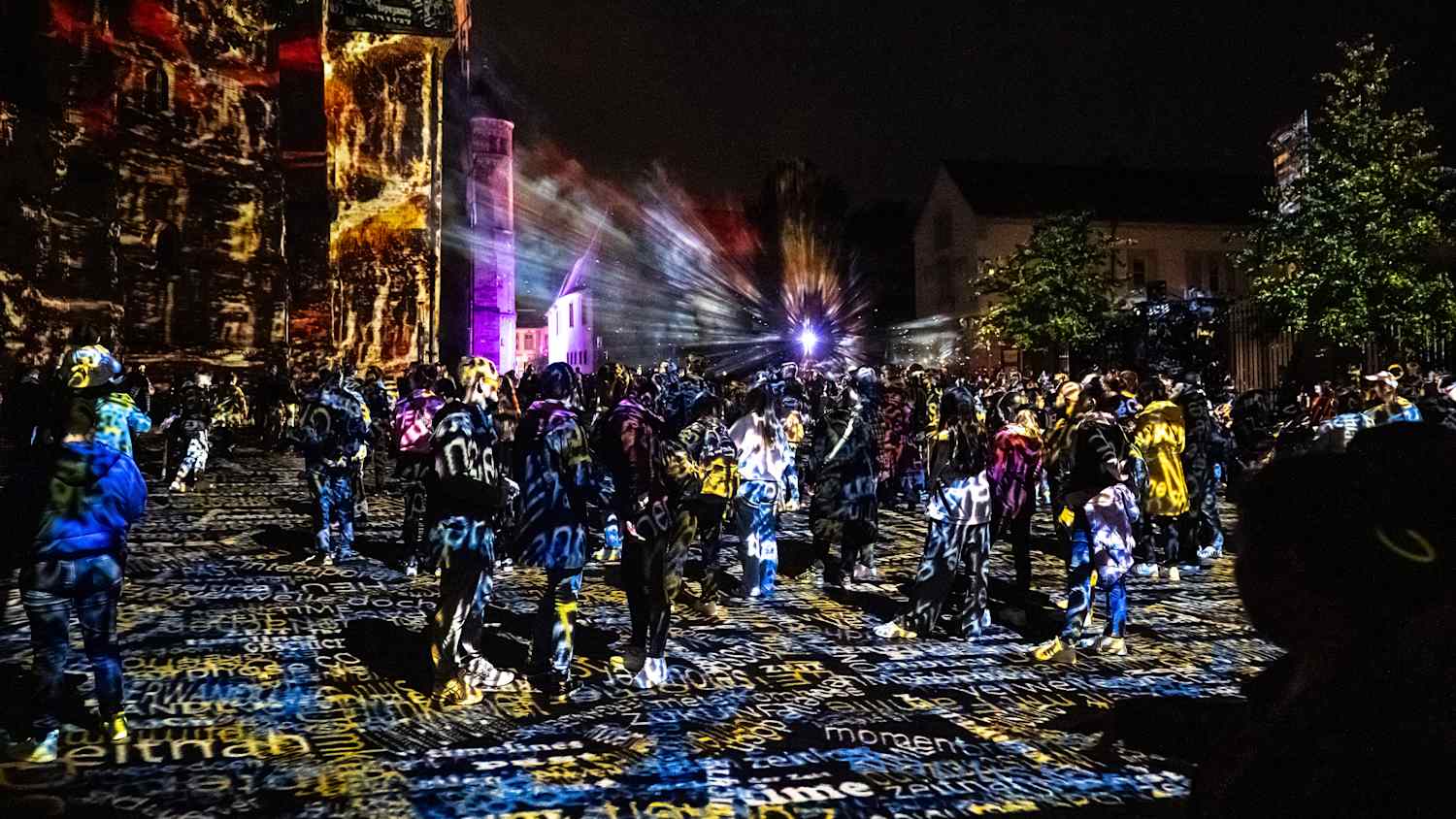 Lichtkunstfestival an historischen Orten in  Trier