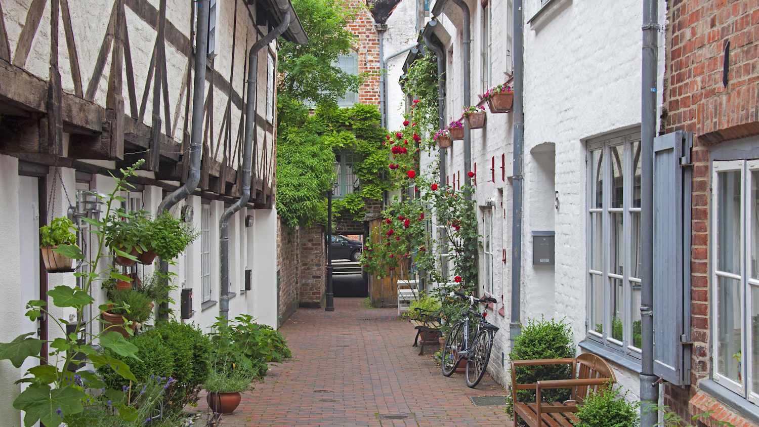 Bäckergang in Lübeck