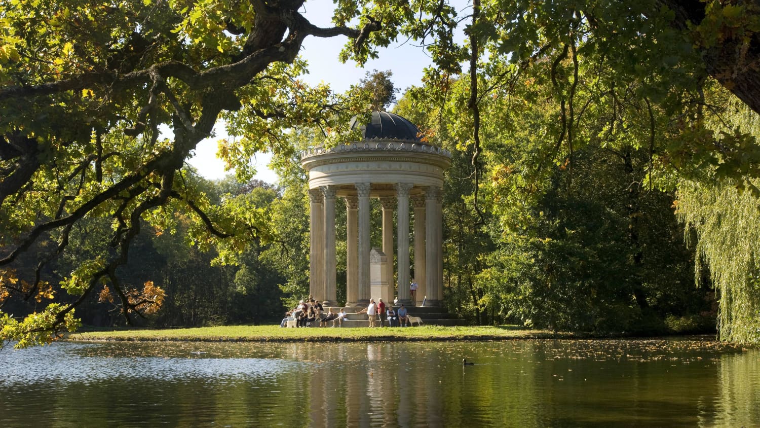 Der Apollotempel im Nymphenburger Schlosspark