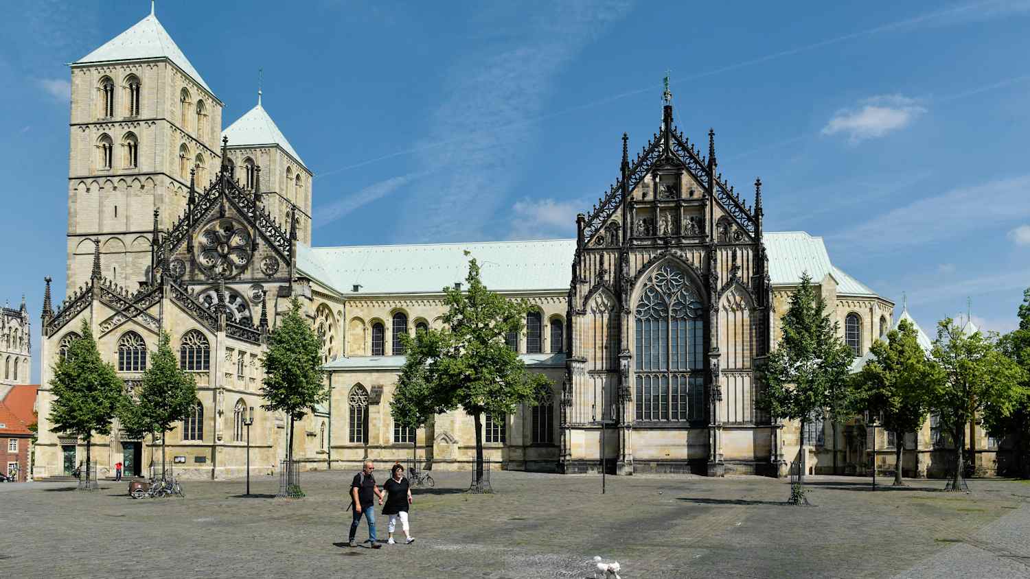 Außenansicht des Petersdom in Münster