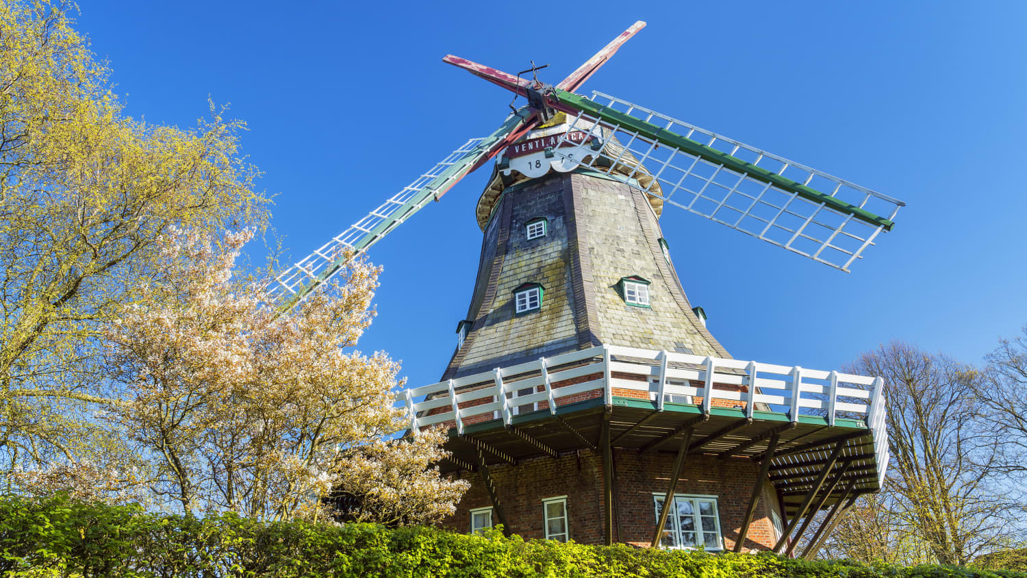 Windmühle Wyk auf der Insel Föhr