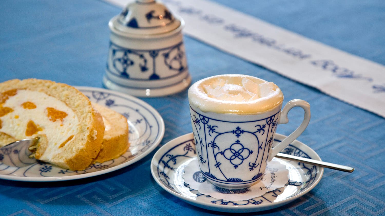 Pharisäer Kaffee in einem Cafe am Nordstrand