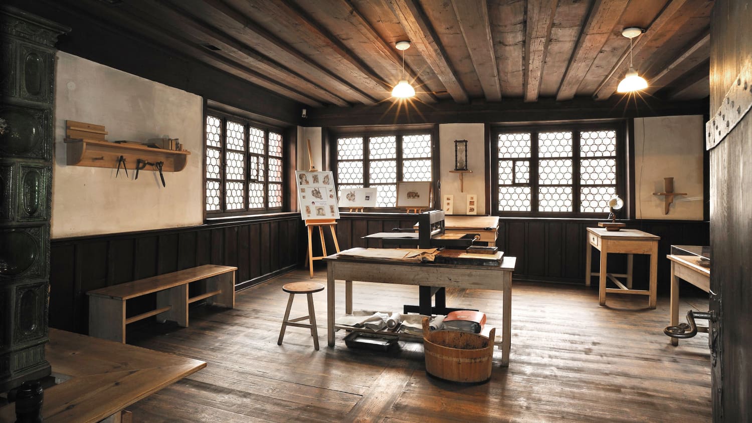 Stube im Albrecht-Dürer-Haus in Nürnberg