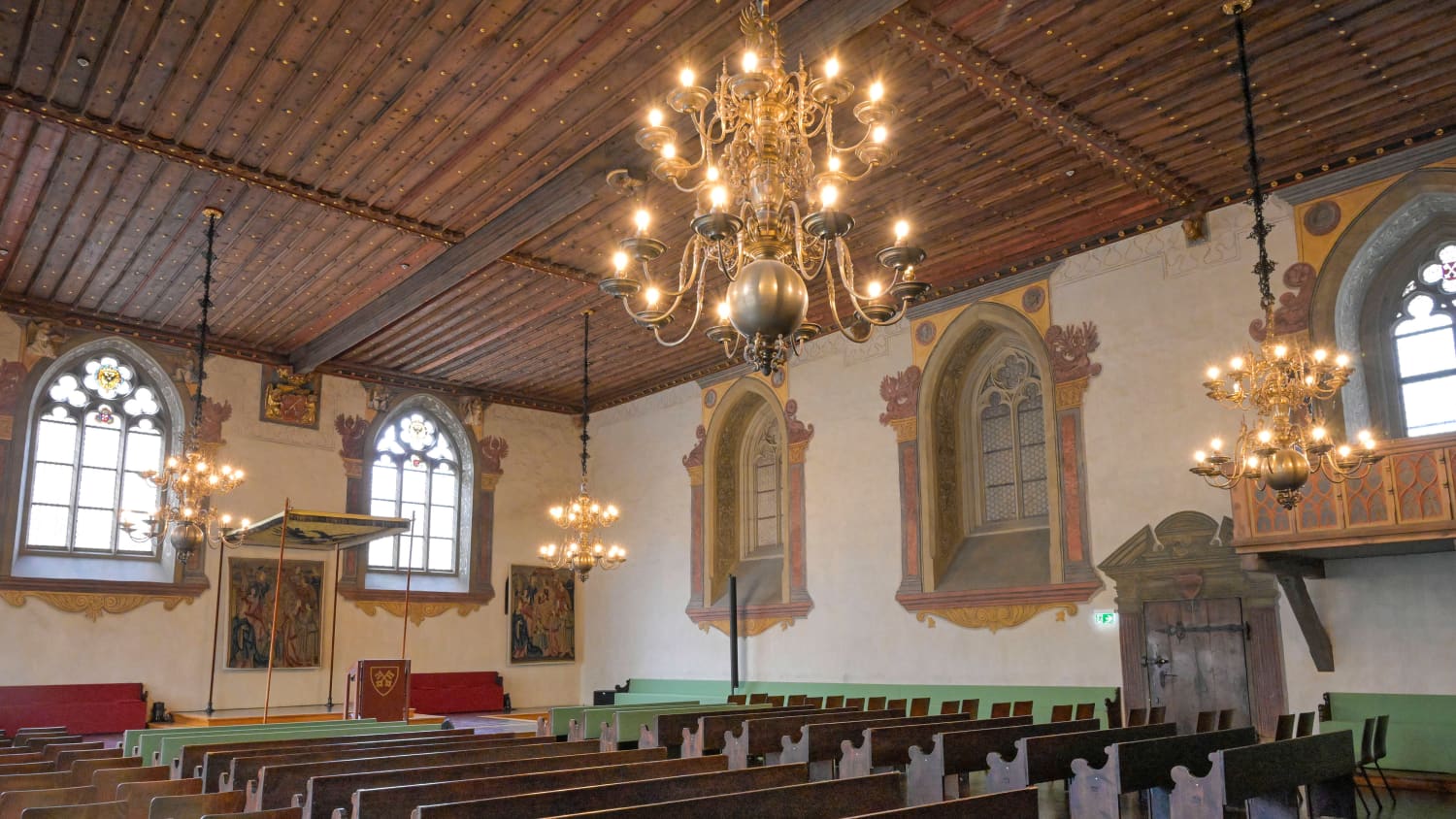 Reichssaal im Alten Rathaus in Regensburg