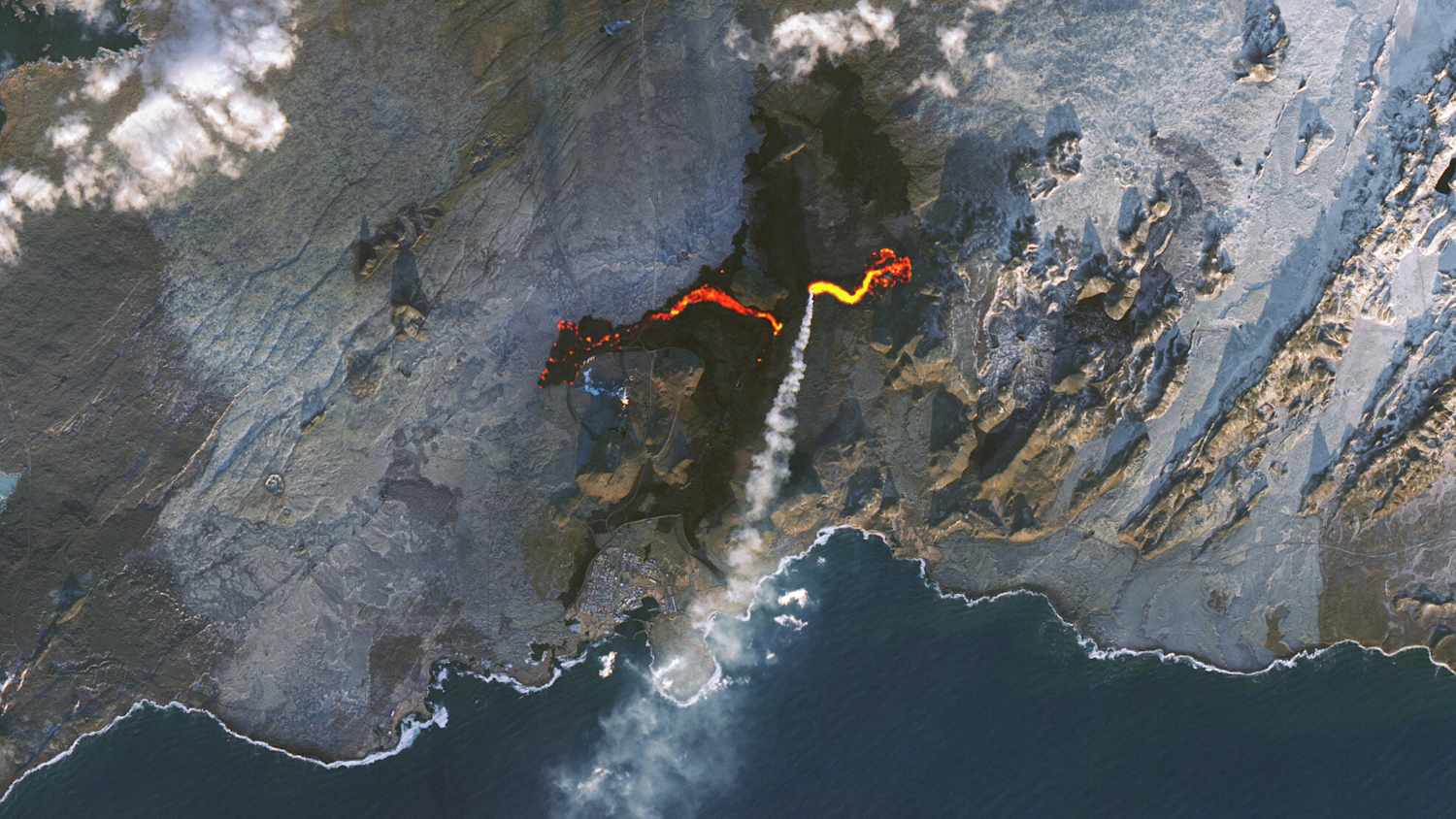 Reykjanes Vulkanausbruch