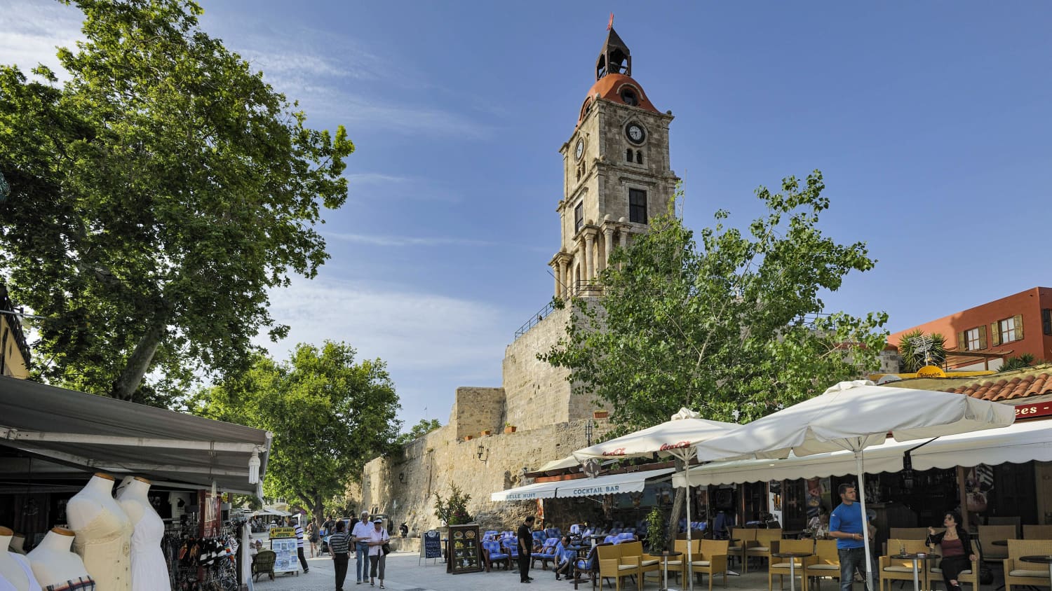 Der Uhrturm von Rhodos