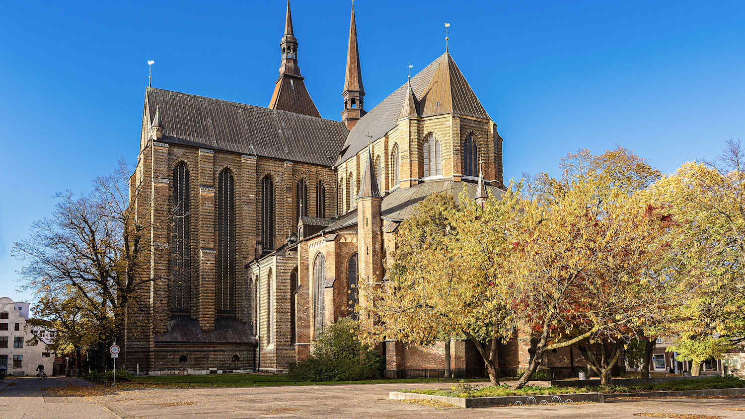 Außenansicht der Marienkirche in Rostock