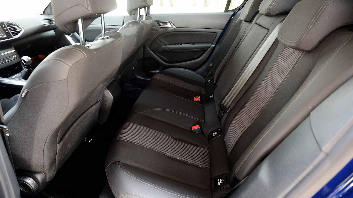 Die Rückbank des Peugeot 308