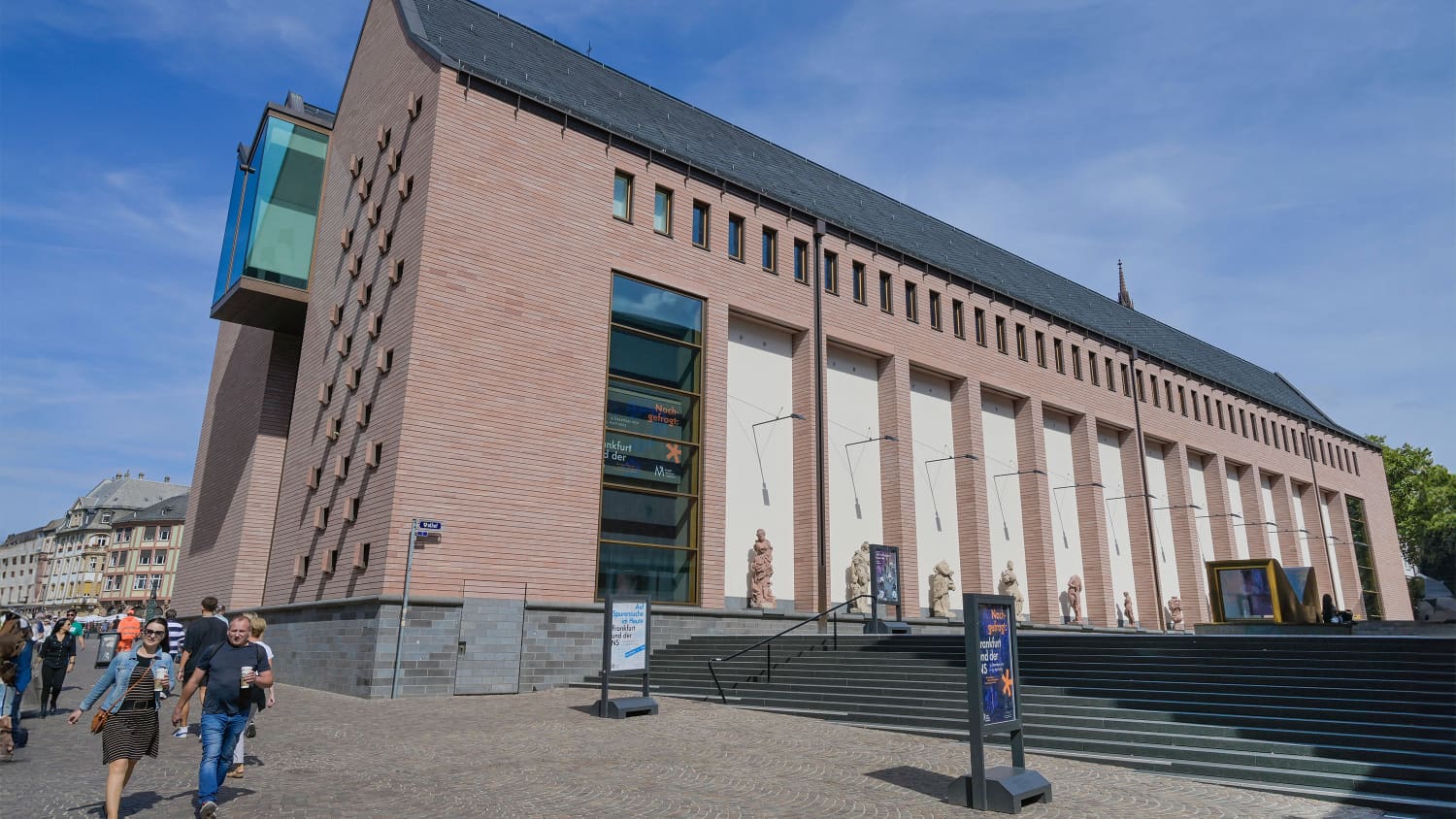 Außenansicht des jungen Museums in Frankfurt