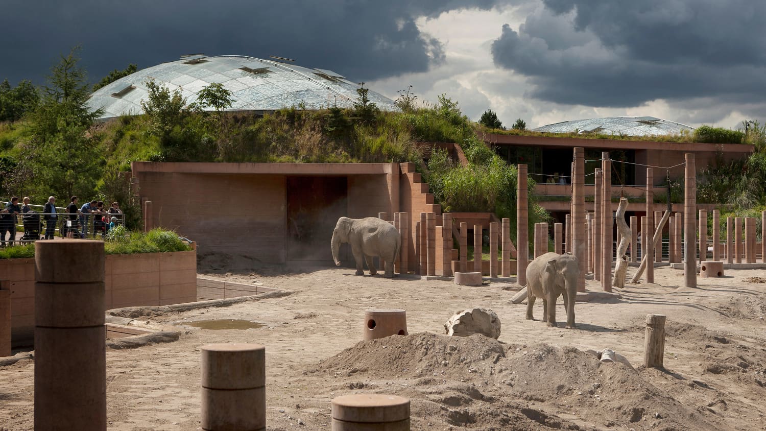 Das Elefantenhaus im Zoo von Kopenhagen