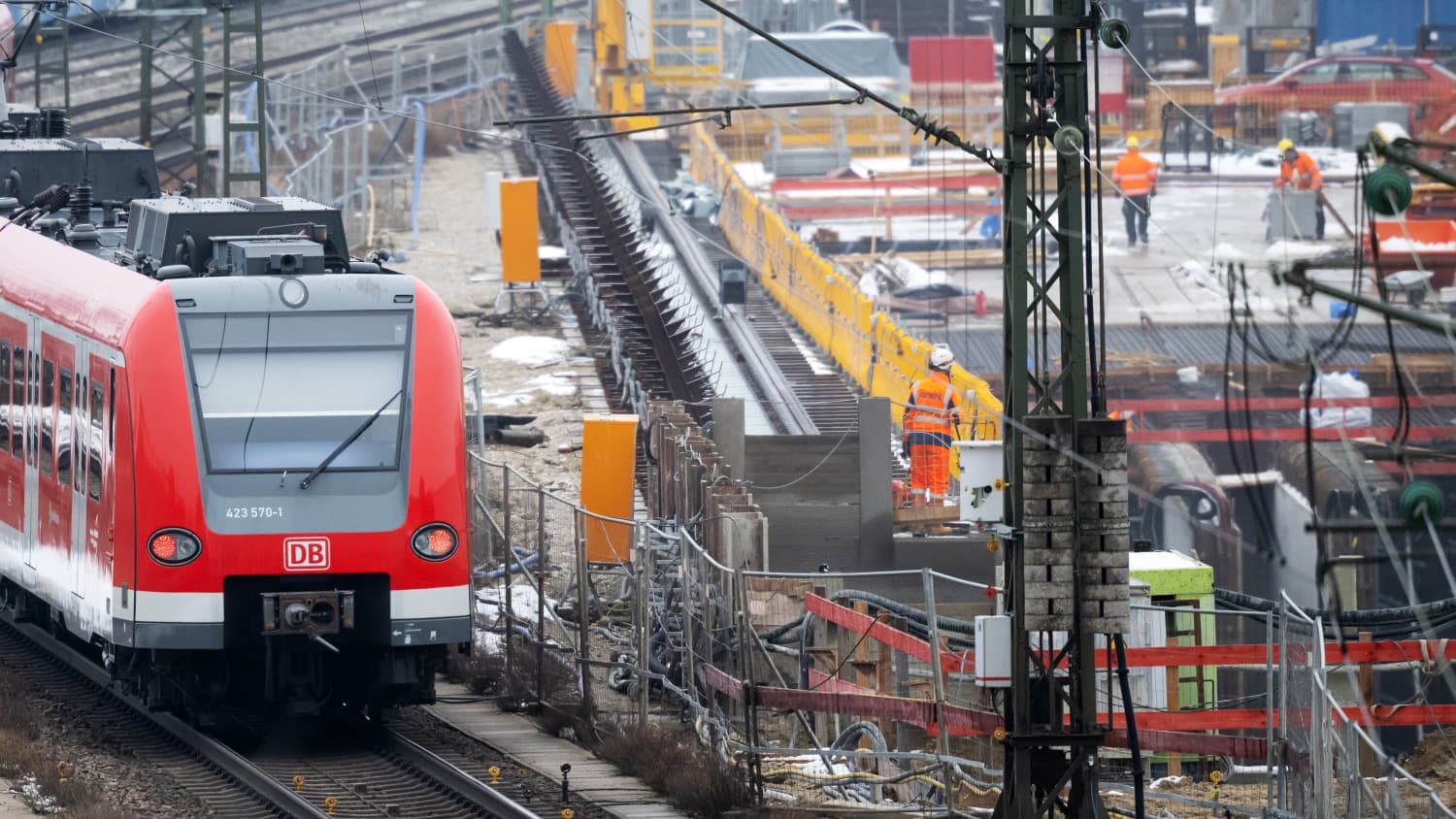 S-Bahn München nähe Donnersbergerbrücke