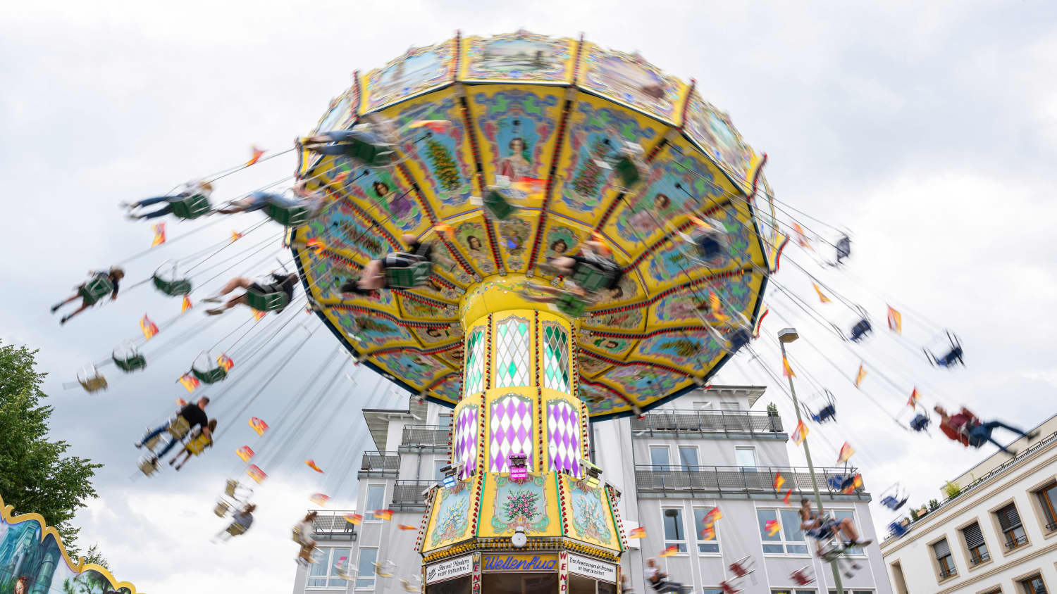 Kettenkarussell auf dem Liborifest in Paderborn
