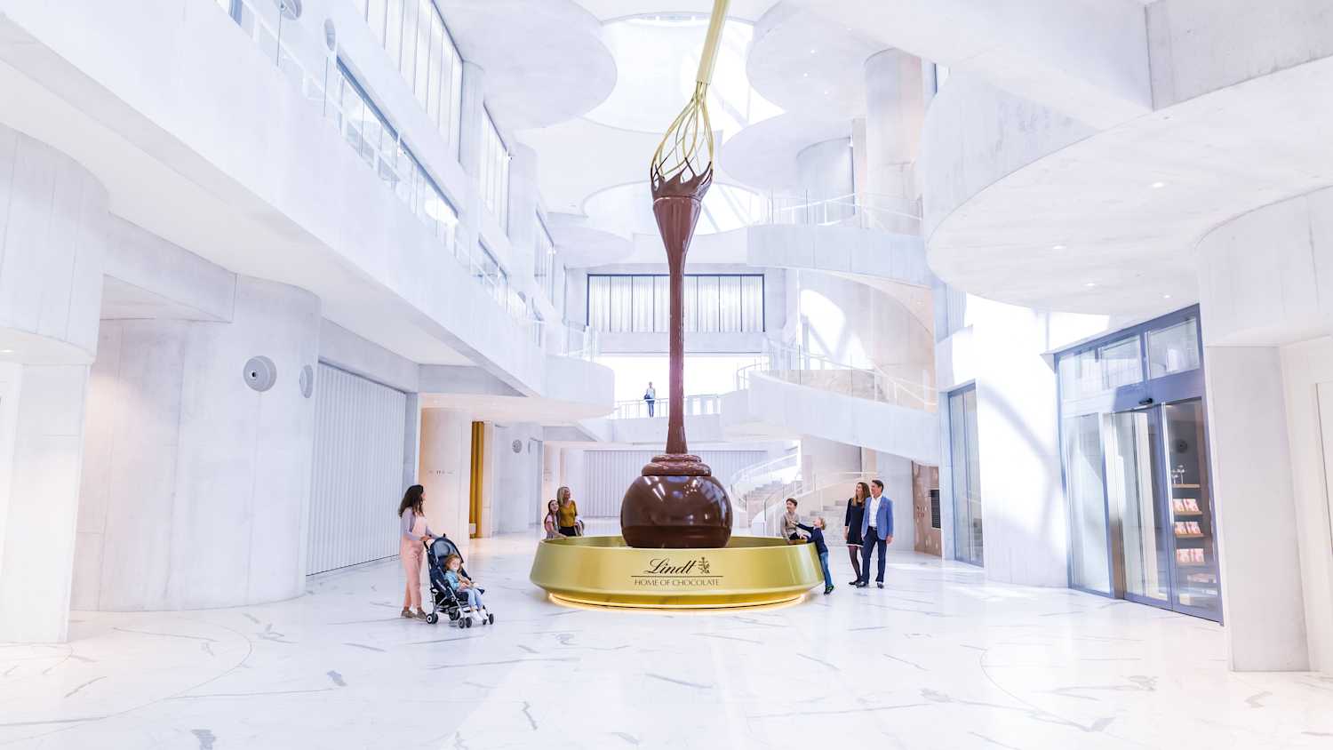 Ausstellung in der Lindt Home of Chocolate in Zürich