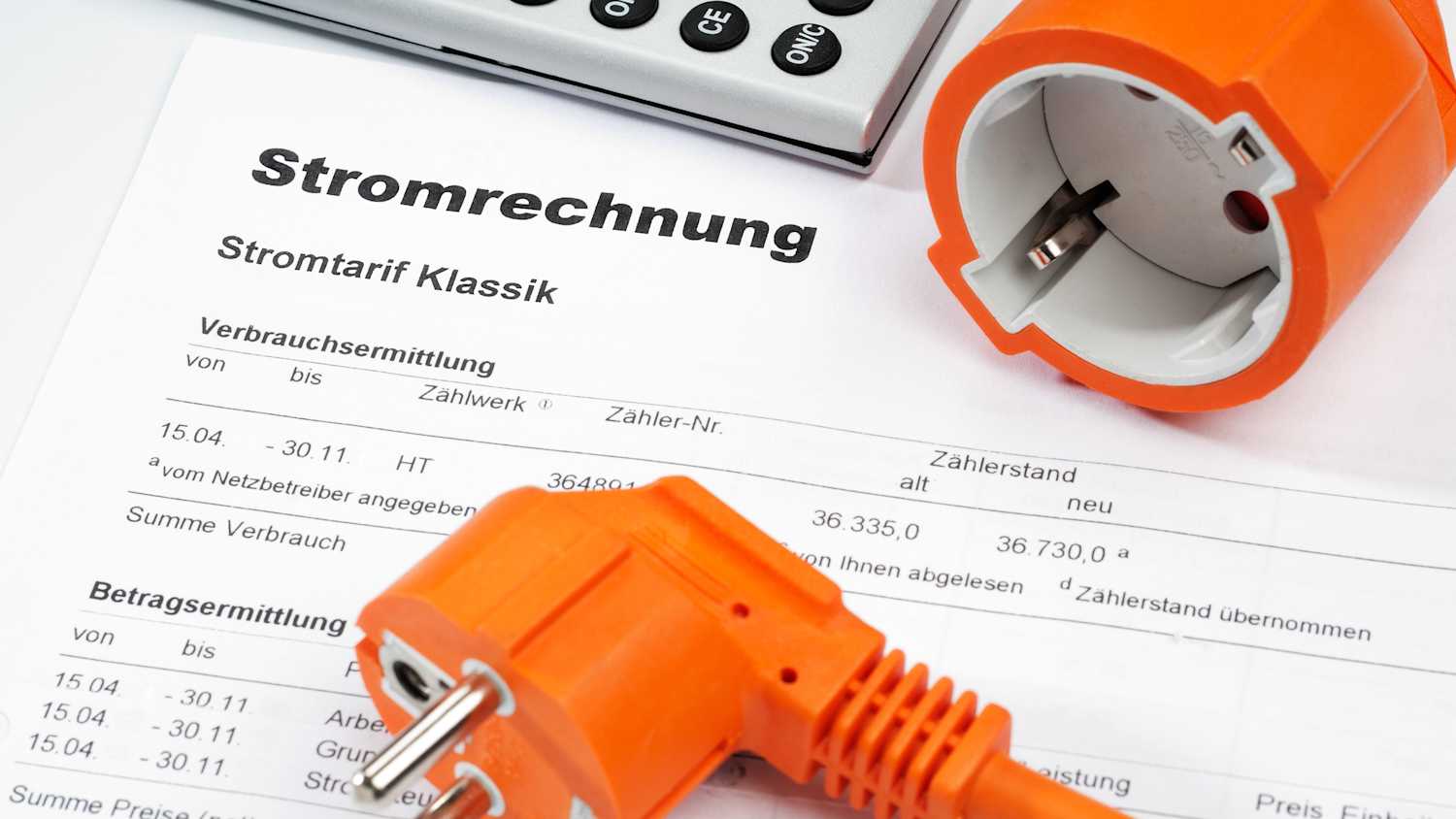 Eine Stromrechnung