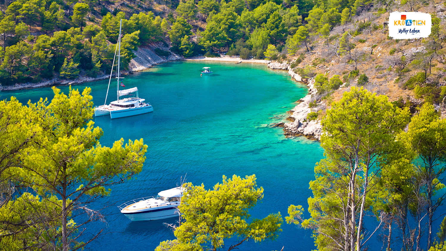 Eine Bucht bei Brac, Kroatien