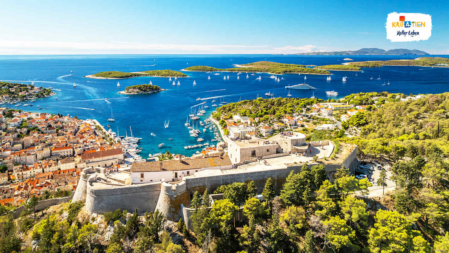 Die Festung in Hvar, Kroatien