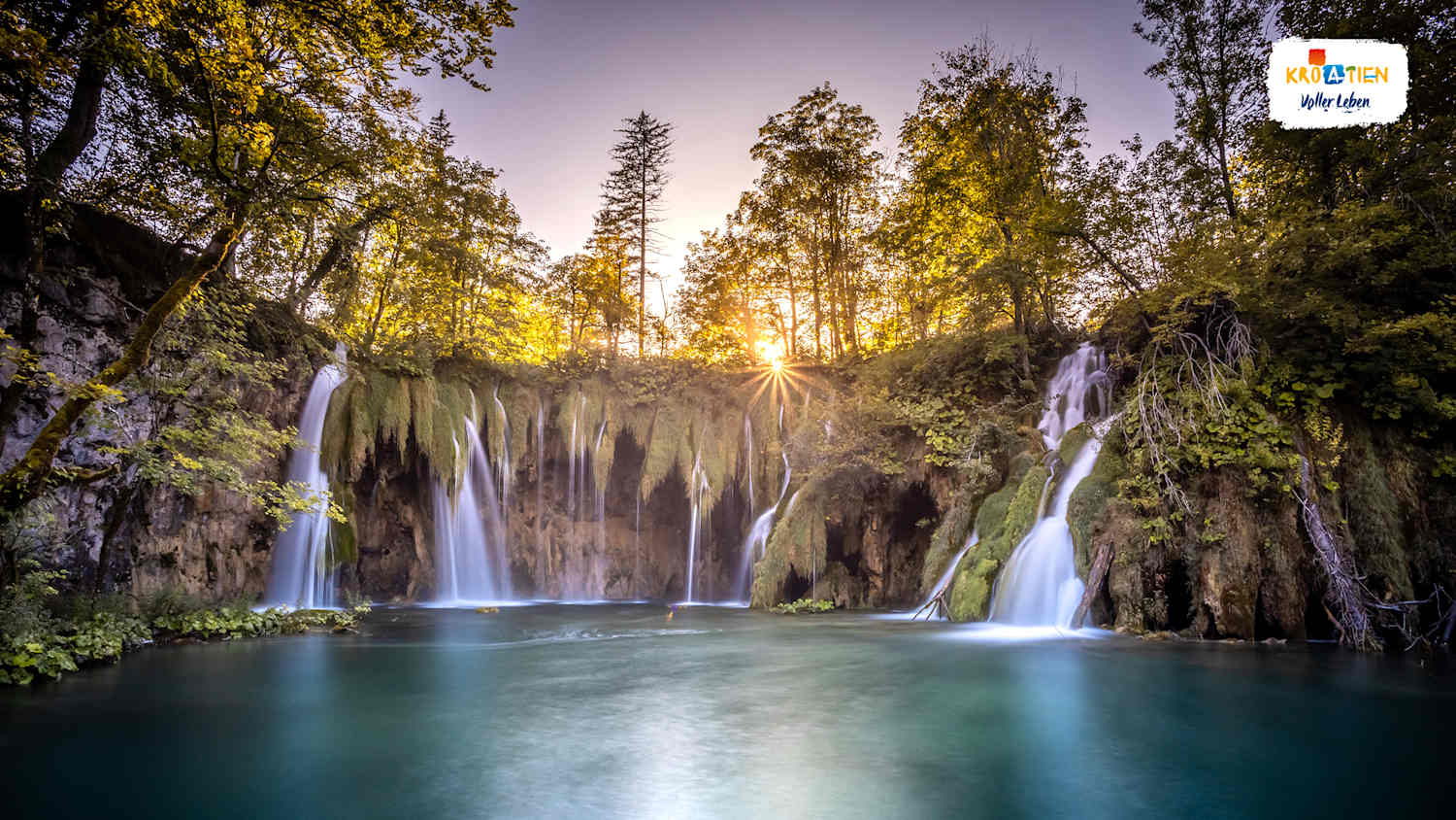 Wasserfälle im Nationalpark Plitvice, Kroatien