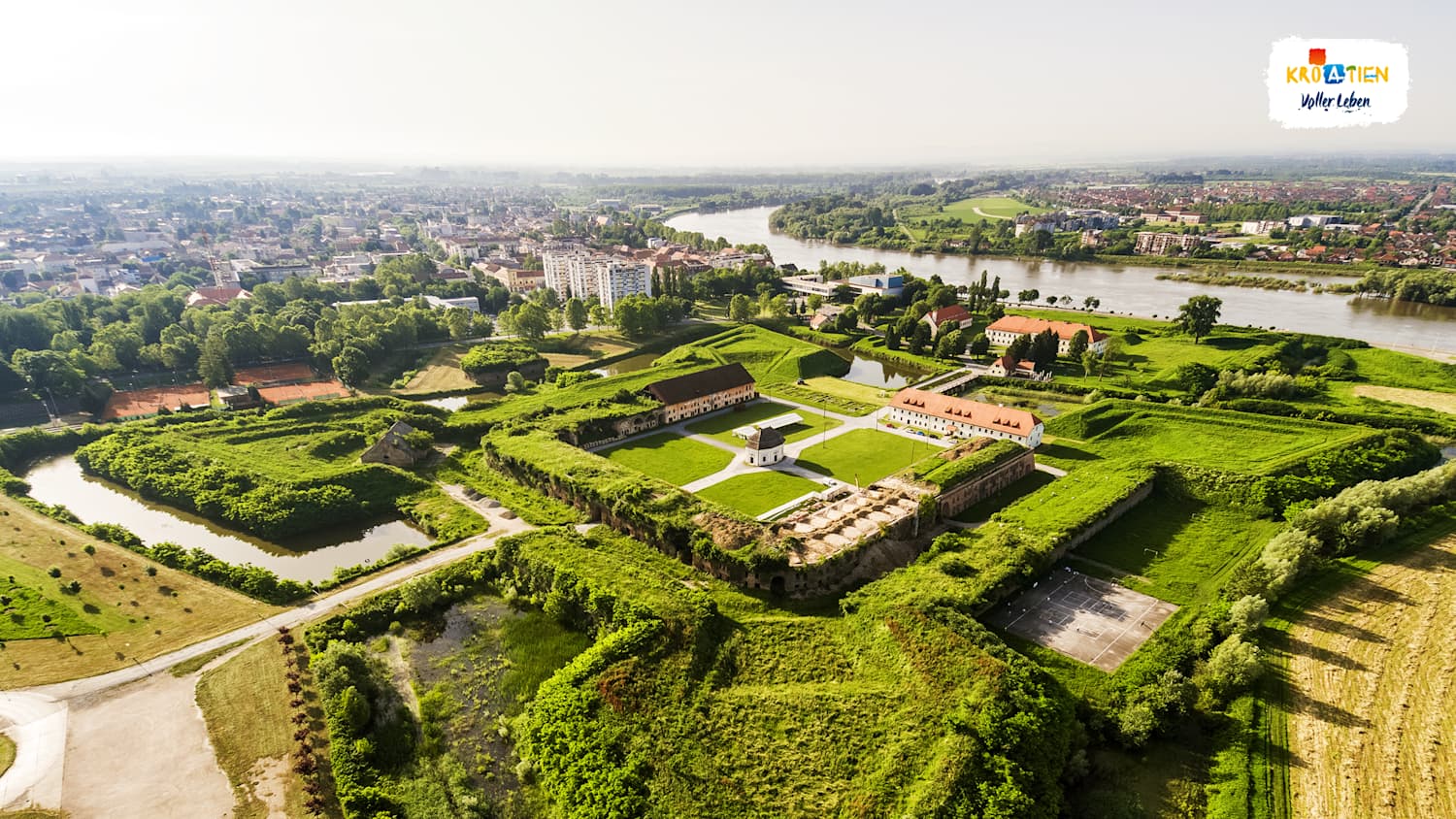 Die Festung Brod in Slavonski, Kroatien