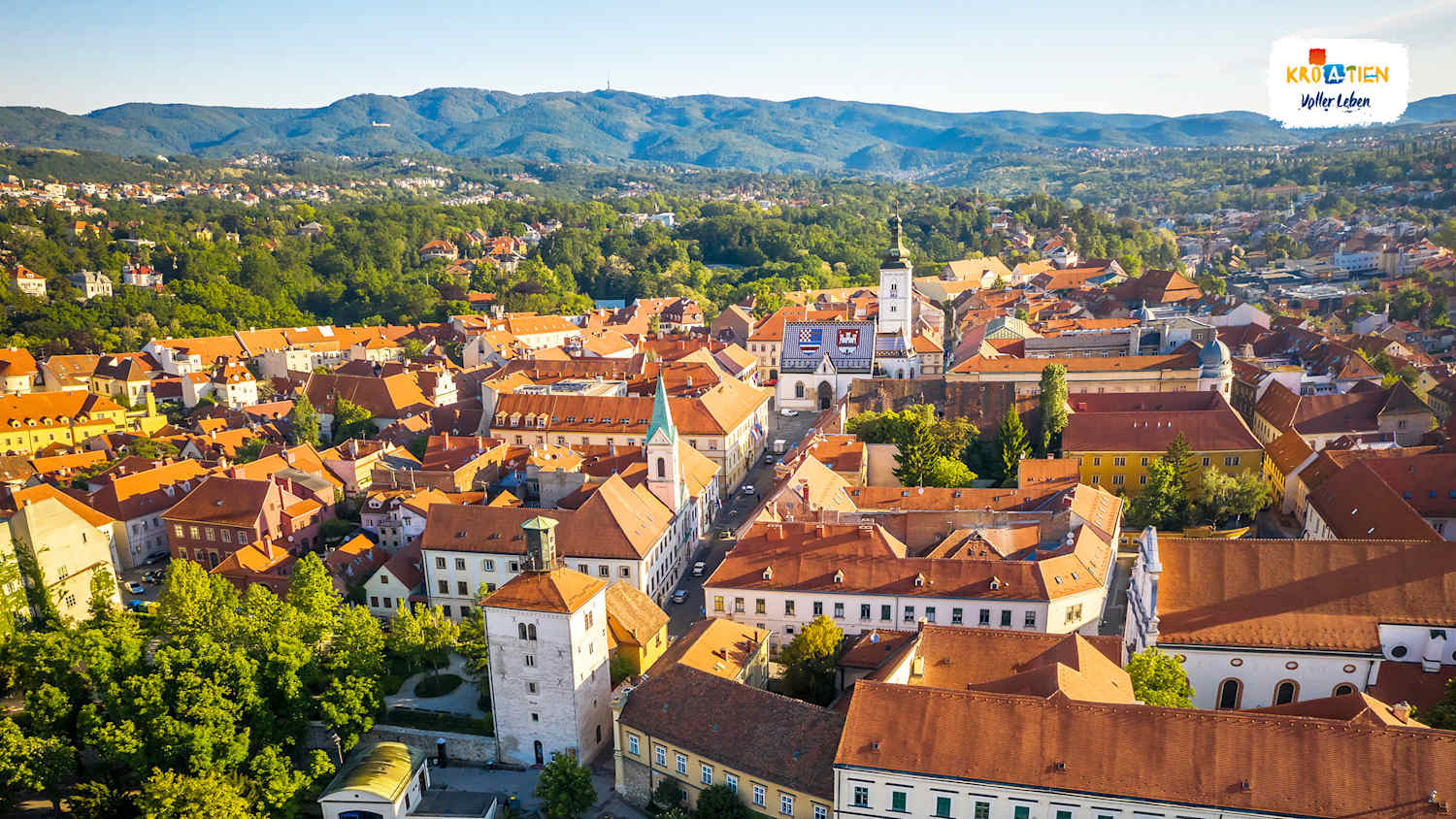 Die Altstadt von Zagreb