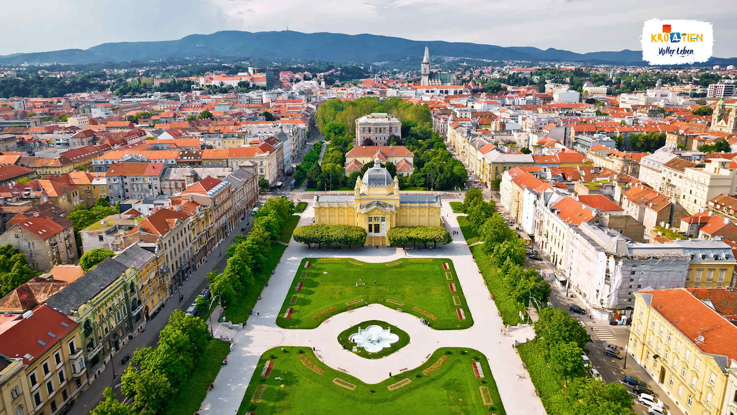 Das Lenuci Hufeisen in Zagreb, Kroatien