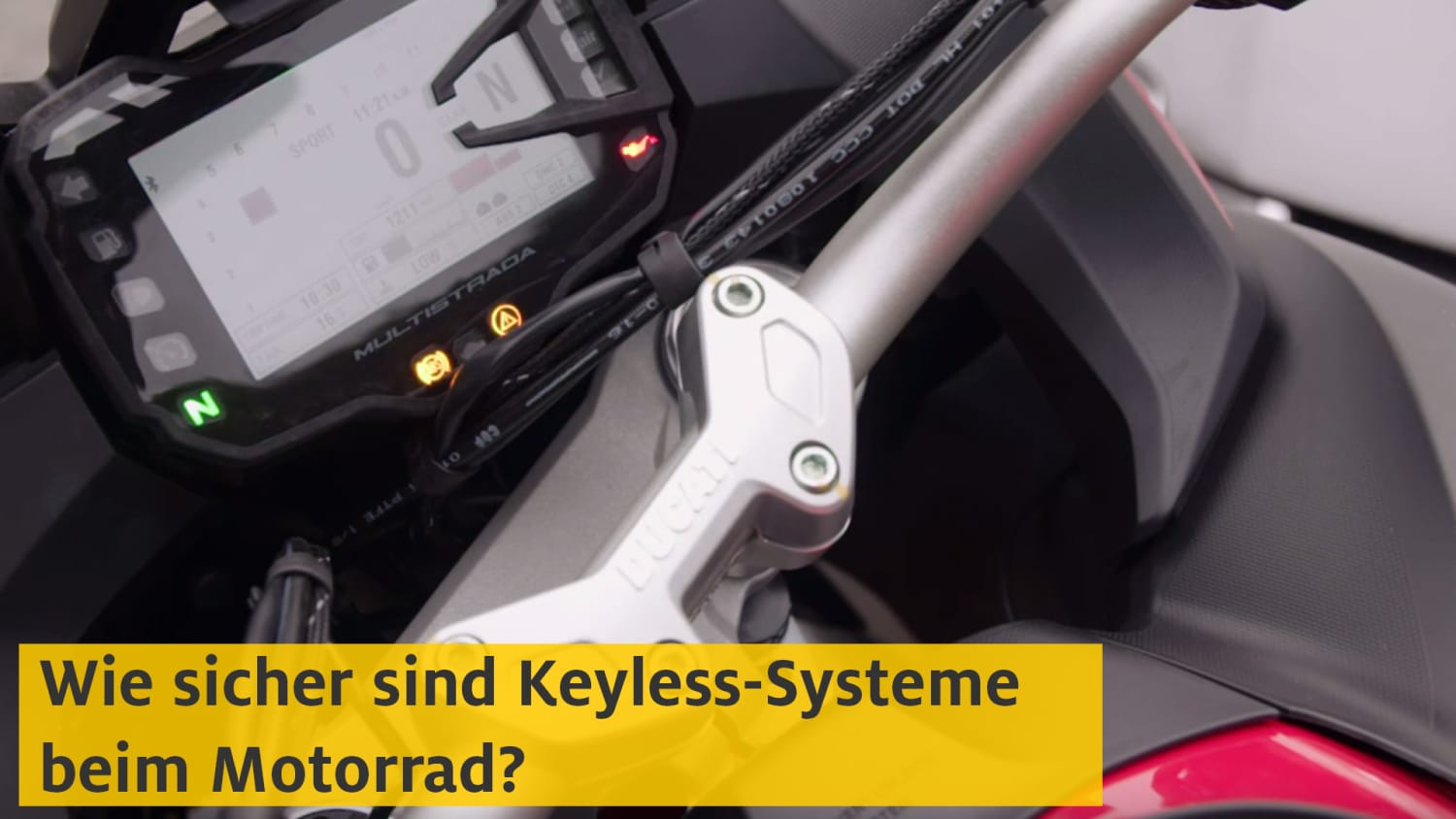 Keyless-Systeme bei Motorrädern - Diebstahlsicherheit?