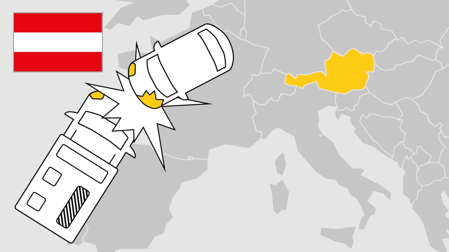 Unfall im Ausland, Österreich, Aufmacher, Landkarte