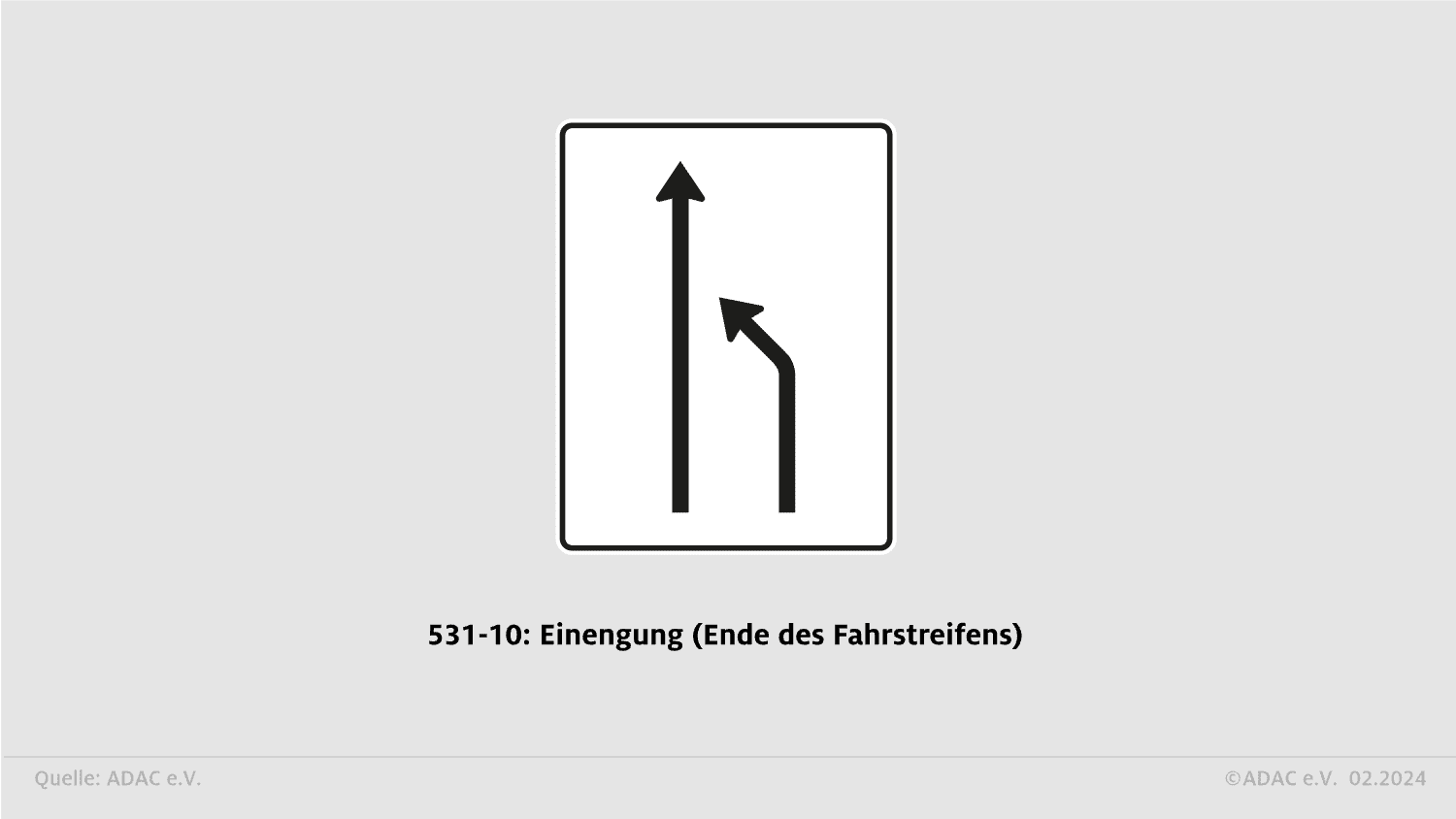 Reißverschlussverfahren, Einfedeln, Autobahn, Verkehrsschild