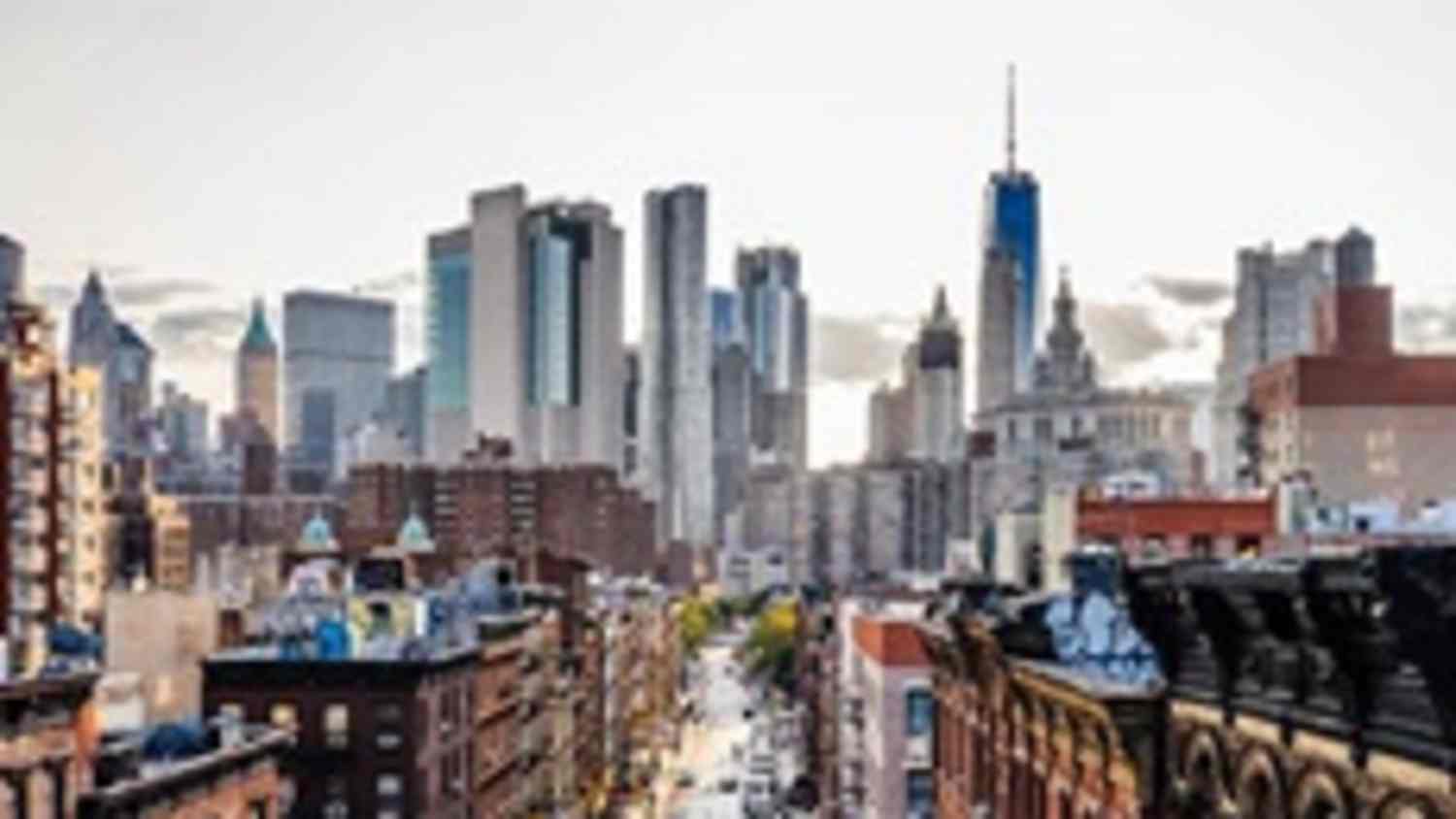 Blick auf New York