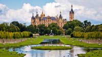Außenansicht des Schloss Schwerin