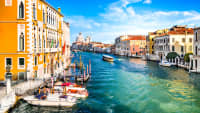 Blick auf den Grand Kanal in Venedig in Italien