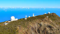 Das Observatorium auf dem Roque de los Muchachos