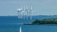 Offshore Windpark erzeugt Strom aus regenerativer Quelle