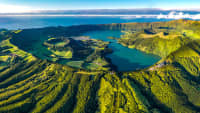 Blick auf Sao Miguel Azoren