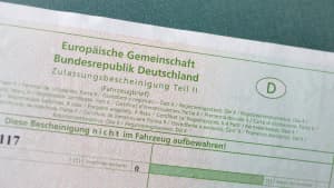 Fahrzeugbrief, Zulassungsbescheinigung Teil II