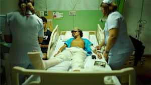 Bilder von Zian nach einem Roller Unfall in Thailand