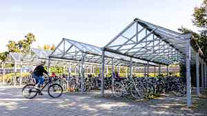 Bike and Ride Station in Karlsfeld bei Dachau