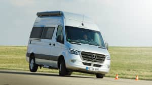 Der Hymer Grand Canyon S im ADAC Camper Test