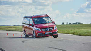 Mercedes Marco Polo beim Ausweichtest