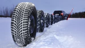 Winterreifentest in Finnland