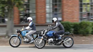 BMW R 75/5 von 1969 und R nineT /5 von 2019