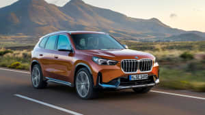 Seitenansicht BMW X1 bei der Vorstellung der 3. Generation Seitenansicht