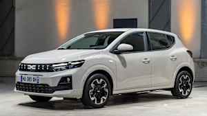 Aufnahme des Dacia Sandero Facelifts
