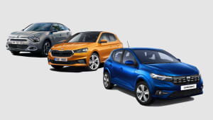 Der Citroen e-C4, der Skoda Fabia und der Dacia Sandero